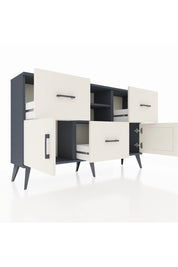 Arges Konsol 2 Raflı 3 Çekmeceli 2 Kapaklı 132x30x83 - S144M043V13A