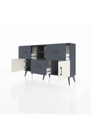 Arges Konsol 2 Raflı 3 Çekmeceli 2 Kapaklı 132x30x83 - S144M043V14A