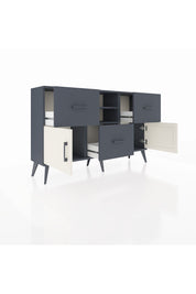 Arges Konsol 2 Raflı 3 Çekmeceli 2 Kapaklı 132x30x83 - S144M043V14A