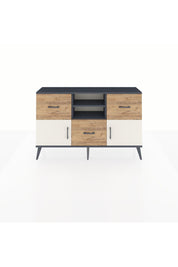 Arges Konsol 2 Raflı 3 Çekmeceli 2 Kapaklı 132x30x83 - S144M043V15A