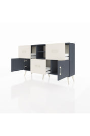 Arges Konsol 2 Raflı 3 Çekmeceli 2 Kapaklı 132x30x83 - S144M043V16A