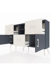 Arges Konsol 2 Raflı 3 Çekmeceli 2 Kapaklı 132x30x83 - S144M043V16A