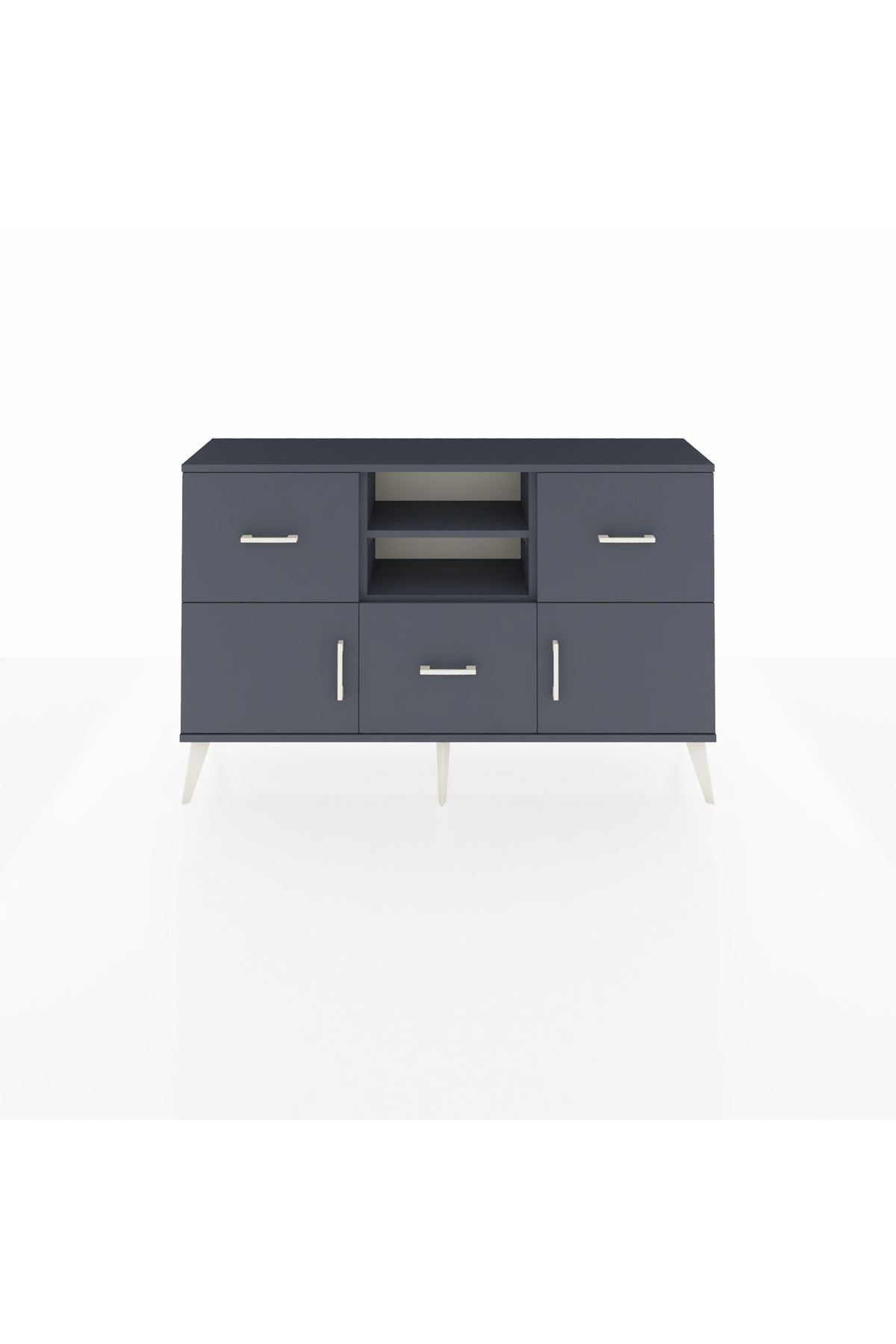 Arges Konsol 2 Raflı 3 Çekmeceli 2 Kapaklı 132x30x83 - S144M043V17A