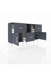 Arges Konsol 2 Raflı 3 Çekmeceli 2 Kapaklı 132x30x83 - S144M043V17A