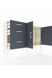 Arges Konsol 2 Raflı 3 Çekmeceli 2 Kapaklı 132x30x83 - S144M044V08A