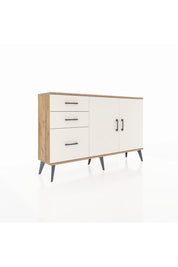 Arges Konsol 2 Raflı 3 Çekmeceli 2 Kapaklı 132x30x83 - S144M044V22A