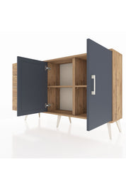 Arges Konsol 2 Raflı 3 Çekmeceli 2 Kapaklı 132x30x83 - S144M044V27A