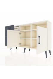 Arges Konsol 4 Raflı 3 Çekmeceli 2 Kapaklı 132x30x83 - S144M045V05A
