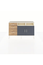 Arges Konsol 4 Raflı 3 Çekmeceli 2 Kapaklı 132x30x83 - S144M045V09A