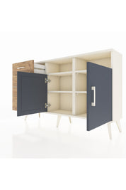 Arges Konsol 4 Raflı 3 Çekmeceli 2 Kapaklı 132x30x83 - S144M045V09A