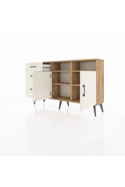 Arges Konsol 4 Raflı 3 Çekmeceli 2 Kapaklı 132x30x83 - S144M045V22A