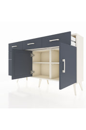 Arges Konsol 2 Raflı 5 Çekmeceli 2 Kapaklı 132x30x83 - S144M046V08A