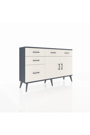 Arges Konsol 2 Raflı 5 Çekmeceli 2 Kapaklı 132x30x83 - S144M046V13A