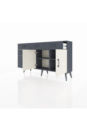 Arges Konsol 2 Raflı 5 Çekmeceli 2 Kapaklı 132x30x83 - S144M046V14A