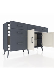 Arges Konsol 2 Raflı 5 Çekmeceli 2 Kapaklı 132x30x83 - S144M046V14A