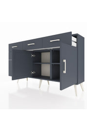 Arges Konsol 2 Raflı 5 Çekmeceli 2 Kapaklı 132x30x83 - S144M046V17A