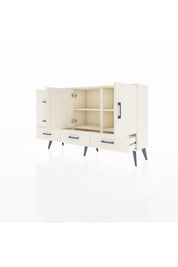 Arges Konsol 4 Raflı 5 Çekmeceli 2 Kapaklı 132x30x83 - S144M047V04A