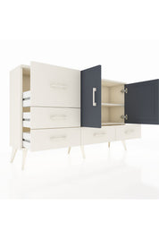 Arges Konsol 4 Raflı 5 Çekmeceli 2 Kapaklı 132x30x83 - S144M047V07A