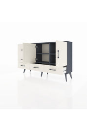 Arges Konsol 4 Raflı 5 Çekmeceli 2 Kapaklı 132x30x83 - S144M047V13A