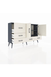 Arges Konsol 4 Raflı 5 Çekmeceli 2 Kapaklı 132x30x83 - S144M047V13A