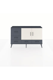 Arges Konsol 4 Raflı 5 Çekmeceli 2 Kapaklı 132x30x83 - S144M047V14A