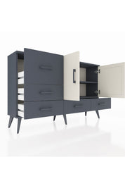 Arges Konsol 4 Raflı 5 Çekmeceli 2 Kapaklı 132x30x83 - S144M047V14A