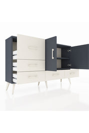 Arges Konsol 4 Raflı 5 Çekmeceli 2 Kapaklı 132x30x83 - S144M047V16A
