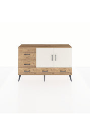 Arges Konsol 4 Raflı 5 Çekmeceli 2 Kapaklı 132x30x83 - S144M047V24A