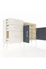 Arges Konsol 4 Raflı 3 Çekmeceli 2 Kapaklı 132x30x83 - S144M048V07A