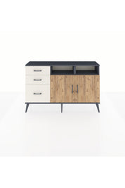 Arges Konsol 4 Raflı 3 Çekmeceli 2 Kapaklı 132x30x83 - S144M048V10A
