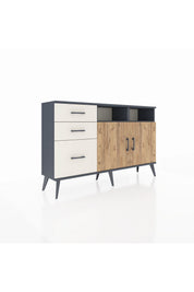 Arges Konsol 4 Raflı 3 Çekmeceli 2 Kapaklı 132x30x83 - S144M048V10A