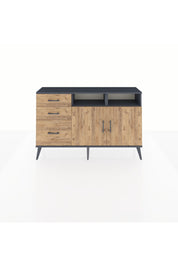 Arges Konsol 4 Raflı 3 Çekmeceli 2 Kapaklı 132x30x83 - S144M048V12A
