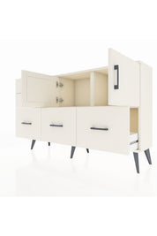 Arges Konsol 2 Raflı 5 Çekmeceli 2 Kapaklı 132x30x83 - S144M049V04A