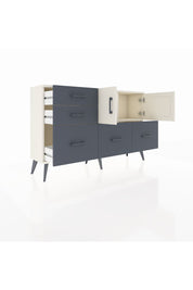 Arges Konsol 2 Raflı 5 Çekmeceli 2 Kapaklı 132x30x83 - S144M049V05A