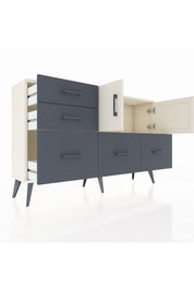 Arges Konsol 2 Raflı 5 Çekmeceli 2 Kapaklı 132x30x83 - S144M049V05A