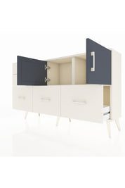 Arges Konsol 2 Raflı 5 Çekmeceli 2 Kapaklı 132x30x83 - S144M049V07A