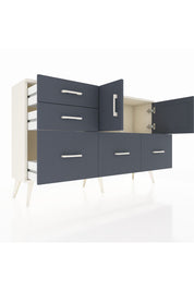 Arges Konsol 2 Raflı 5 Çekmeceli 2 Kapaklı 132x30x83 - S144M049V08A