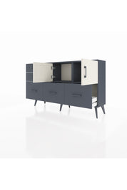 Arges Konsol 2 Raflı 5 Çekmeceli 2 Kapaklı 132x30x83 - S144M049V14A