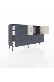 Arges Konsol 2 Raflı 5 Çekmeceli 2 Kapaklı 132x30x83 - S144M049V14A