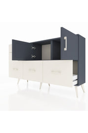 Arges Konsol 2 Raflı 5 Çekmeceli 2 Kapaklı 132x30x83 - S144M049V16A