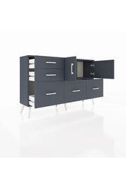 Arges Konsol 2 Raflı 5 Çekmeceli 2 Kapaklı 132x30x83 - S144M049V17A