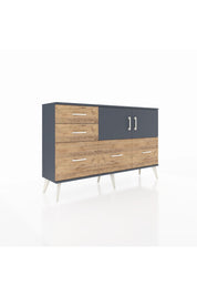 Arges Konsol 2 Raflı 5 Çekmeceli 2 Kapaklı 132x30x83 - S144M049V18A