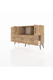 Arges Konsol 2 Raflı 5 Çekmeceli 2 Kapaklı 132x30x83 - S144M049V21A