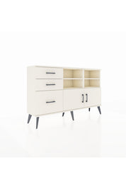 Arges Konsol 4 Raflı 3 Çekmeceli 2 Kapaklı 132x30x83 - S144M050V04A