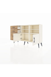Arges Konsol 4 Raflı 3 Çekmeceli 2 Kapaklı 132x30x83 - S144M050V06A