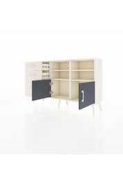 Arges Konsol 4 Raflı 3 Çekmeceli 2 Kapaklı 132x30x83 - S144M050V07A