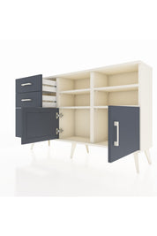 Arges Konsol 4 Raflı 3 Çekmeceli 2 Kapaklı 132x30x83 - S144M050V08A