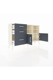 Arges Konsol 4 Raflı 3 Çekmeceli 2 Kapaklı 132x30x83 - S144M050V08A
