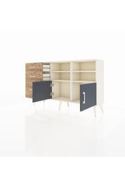 Arges Konsol 4 Raflı 3 Çekmeceli 2 Kapaklı 132x30x83 - S144M050V09A