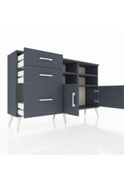 Arges Konsol 4 Raflı 3 Çekmeceli 2 Kapaklı 132x30x83 - S144M050V17A